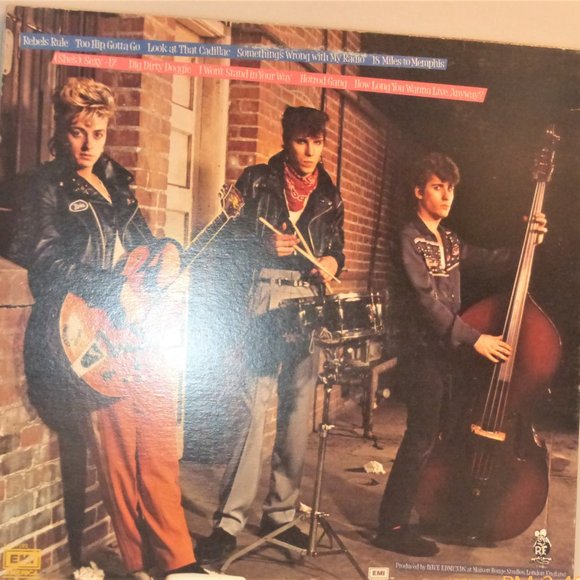 1st Press 1983 Stray Cats RAT N ROLL Vinyl Record EMI Records #SO7102 LP ALBUM - Picture 6 of 6